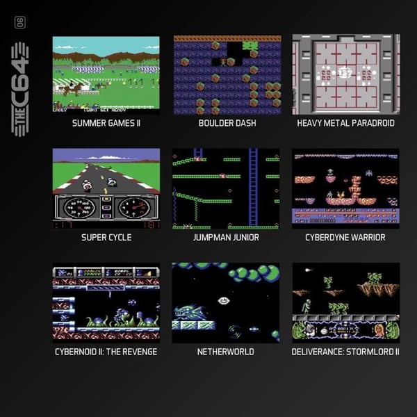 Blaze Evercade - The C64-kollektion 3 - Kartouche nr 06 "Hemdatorer"