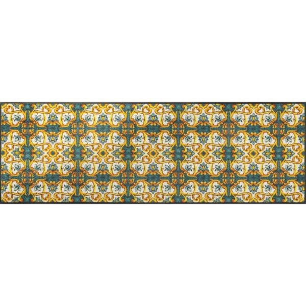 Piastrelle dörrmatta Tvättbar golvmatta 180 x 60 cm tvätt+torr DESIGN