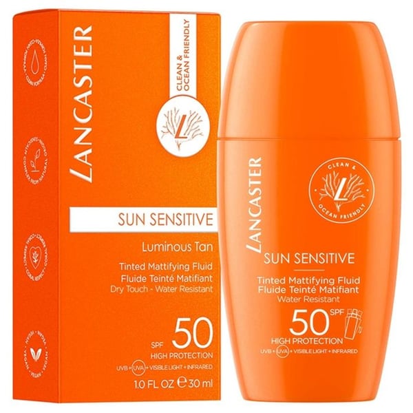 Lancaster Solkänslig Tinted Mattifierande Fluid Spf50