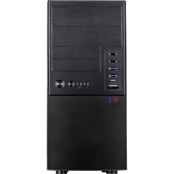 Kabinet - INTER-TECH - IT-6865 - Sort - µATX - 5 installationspladser