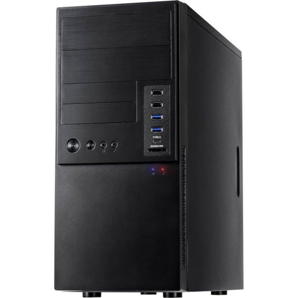 Kabinet - INTER-TECH - IT-6865 - Sort - µATX - 5 installationspladser