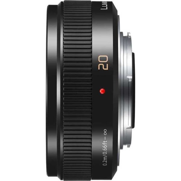 PANASONIC Objektiv Lumix G 20mm f/1.7 II Sort Pancake