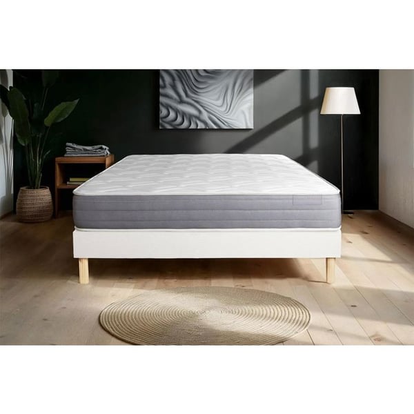 Sängset Madrass Sängbotten 180x200 cm - Vit Sängbotten (i kit) - Actimemo Dream