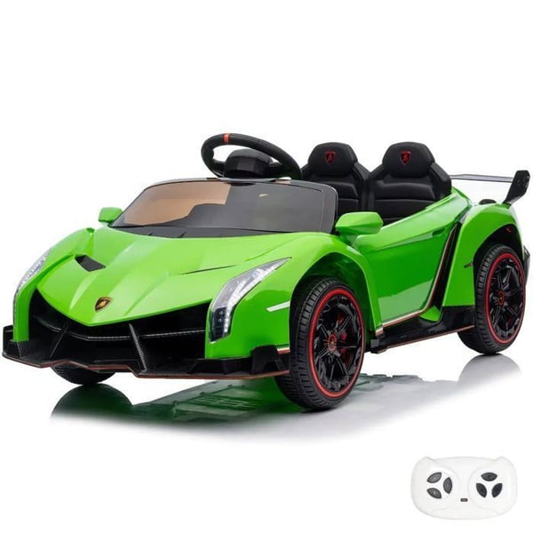 Barnens Elektriska Bil Lamborghini Veneno - 12V - 1 till 6 år - Grön