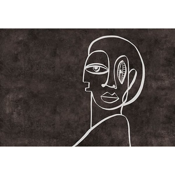 Papper M1-No.61311 digitaltryck brun grå abstrakt