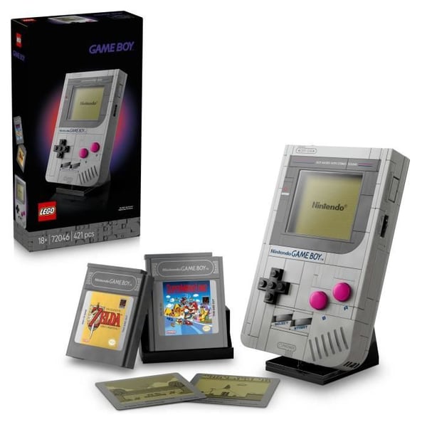 LEGO Super Mario 72046 Game Boy - Byggsats för Vuxna - Retro Dekoration