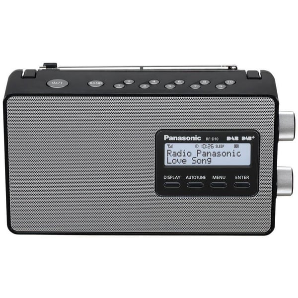 PANASONIC D10 Radio - DAB/DAB+ - FM - 2W - Sort
