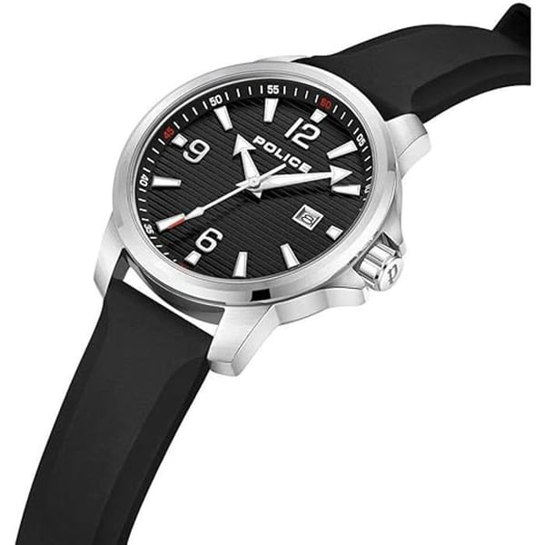 POLICE Men Analog Quartz Watch med silikonrem PEWJN0020903