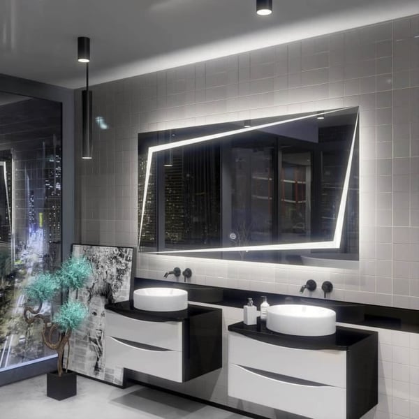 Alasta, LED Spegel med Touch Switch, Berlin 90x50 cm