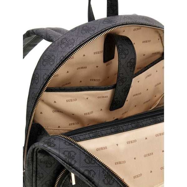 GUESS Dark Grey Black Leisure Backpack til kvinder - Power Play II Tech Backpack L Coal Logo 312979