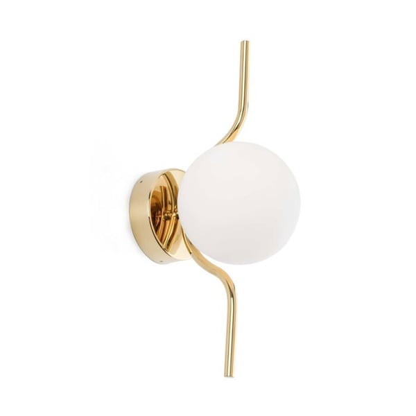 LED vägglampa - FARO - Le Vita - Metall/Glas - H40cm - 6W Inomhus