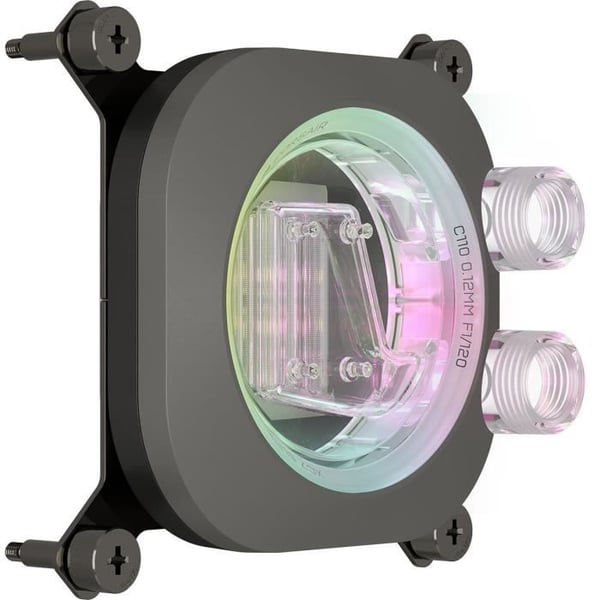 Vandkøling - CORSAIR - iCUE LINK XC7 RGB ELITE til Intel 1700 og AMD AM4/AM5 fatning - Sort
