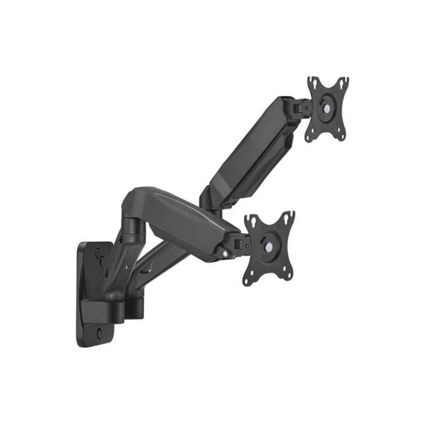 Aisens Väggstöd Pro med Vridbart och Neutralt Motvikt för Monitor/TV 2 Arms 9Kg 17-32" Svart