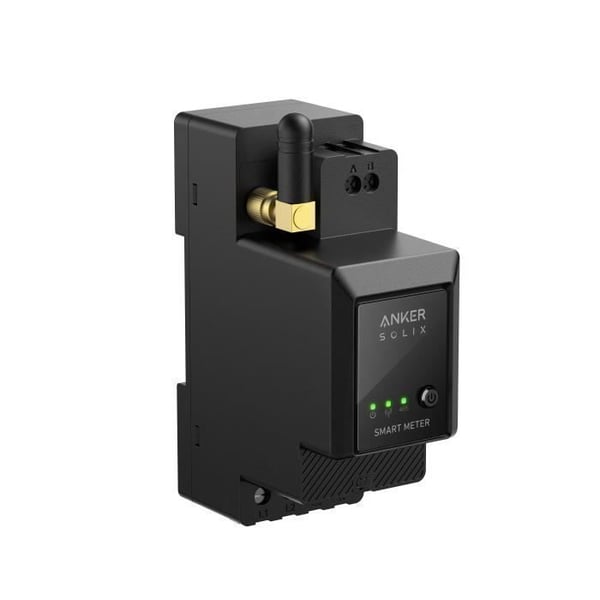 Intelligent Anker SOLIX Trifasig WiFi Bluetooth Elstation för Solarbank 2&3 Hög Precision