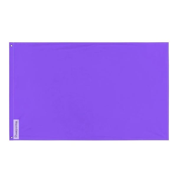 Lila Flagga – 160 x 240 cm – Hållbar Polyester – 2 Metallöljetter – Inomhus / Utomhus – Pixelforma