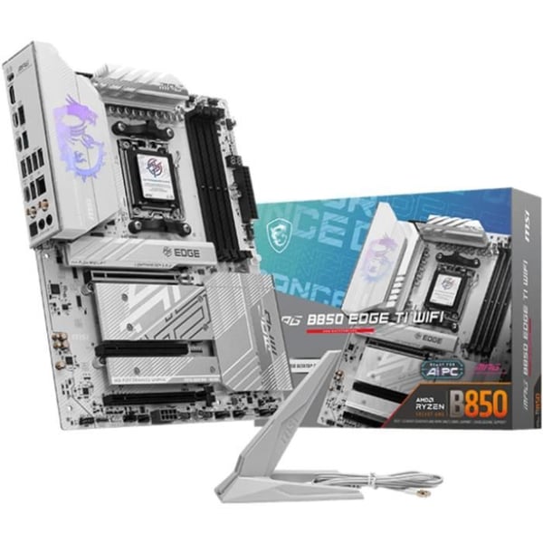 Moderkort - MSI - MPG B850 EDGE TI WIFI - AM5 - DDR5 - Wi-Fi 7
