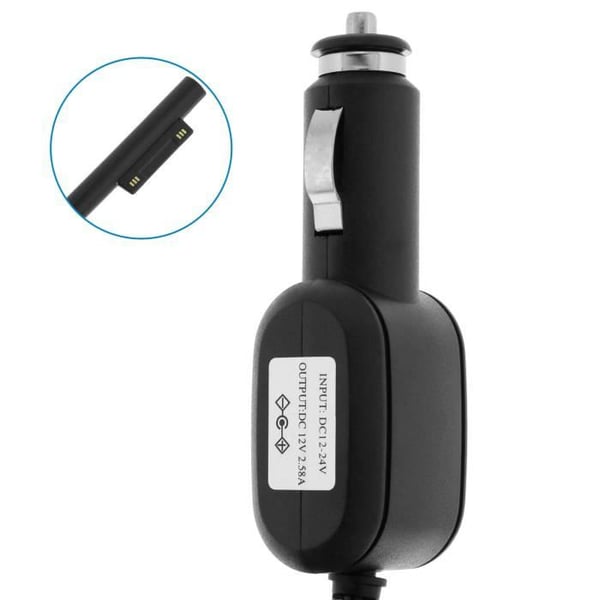 Bilagare - AVIZAR - 2580mAh - Dubbel USB-port - Svart - Universell