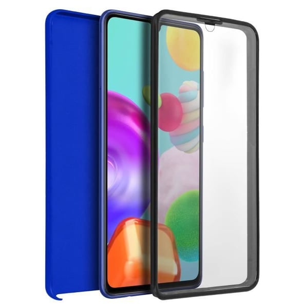 Skyddsfodral - AVIZAR - Samsung Galaxy A41 - Blå - Tunn och lätt design - Heltäckande skydd