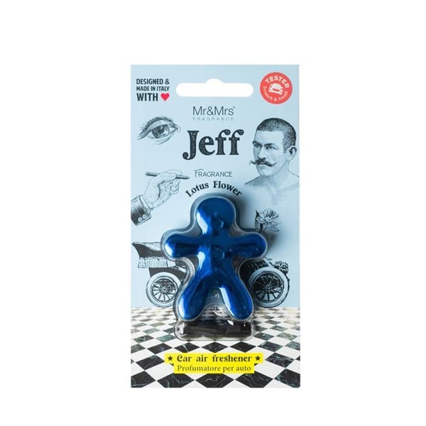 MR & MRS FRAGRANCE BILDOFT JEFF KROMATISKT BLÅ LOTUSBLUMMA