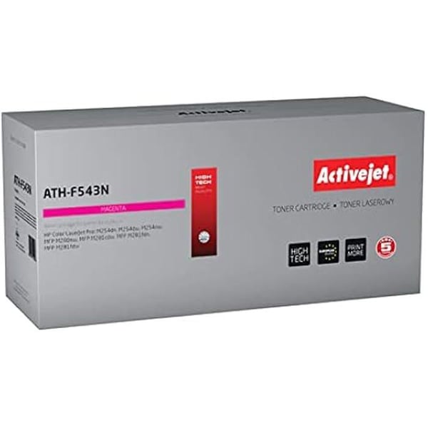 Tonerpatron - ACTIVEJET - ATH-F543N - Kompatibel med HP 203A - Magenta - 1300 sider