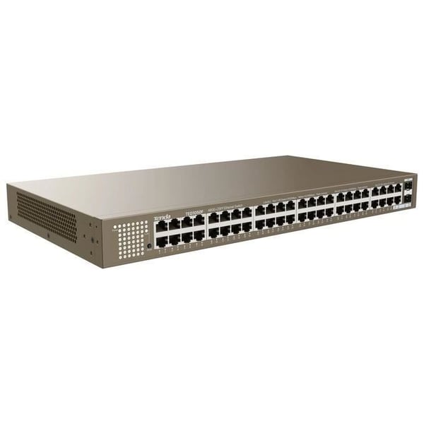 Switch Ethernet - TENDA - 48 portar - Gigabit - 2 SFP - Icke hanterad