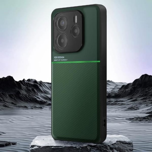 Coque - Xiaomi - Redmi Note 14 5G - Stöttålig - Bi-material - Grön
