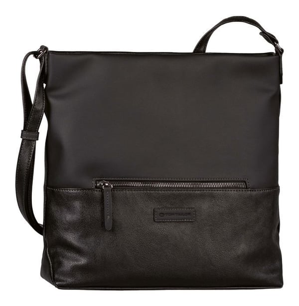 Axelväska - TOM TAILOR - Gia Hobo Bag M - Svart - 100% polyuretan - 35x34x9 cm