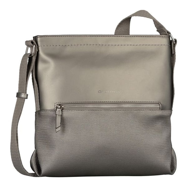 Axelväska - TOM TAILOR - Erin Cross Bag M - Grå - 28x27x7 cm - Justerbar axelrem