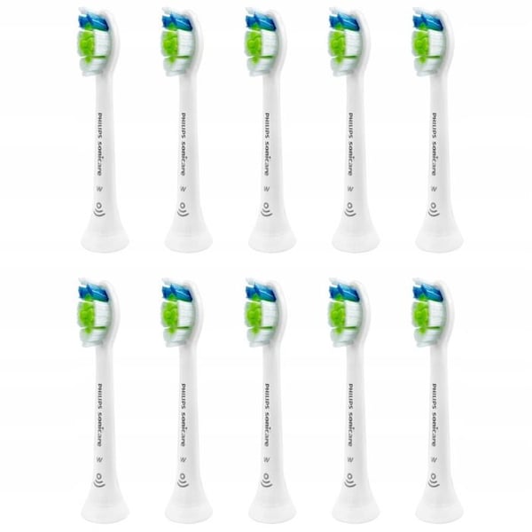 Tandborste - Philips - Sonicare DiamondClean HX6068/12 - Paket med 10 vita klickhuvuden