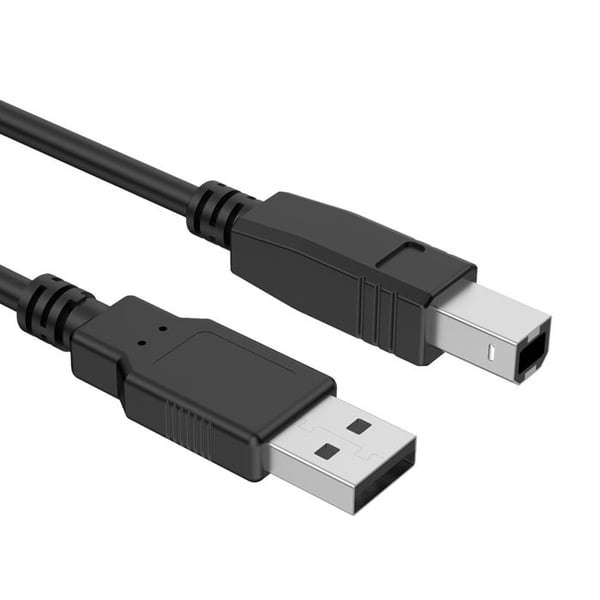 USB-kabel - FORCE POWER - USB-B till USB-A - USB 2.0 480 Mbps - 3 m - Dubbel skärmning Svart