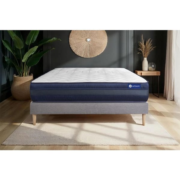 Sängset Madrass Sängbotten 200x200 cm - Grå Sängbotten (i kit) - Actiflex Tech