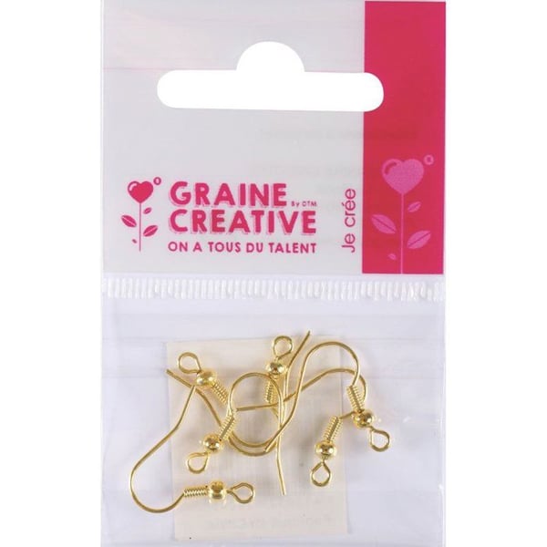 Graine Créative - Amerikanska örhängen Guld 3 par