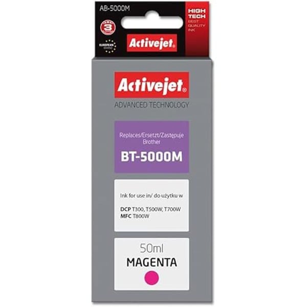 Bläckpatron - ACTIVEJET - AB-5000M - Magenta - Hög kapacitet (XL) - 1 styck
