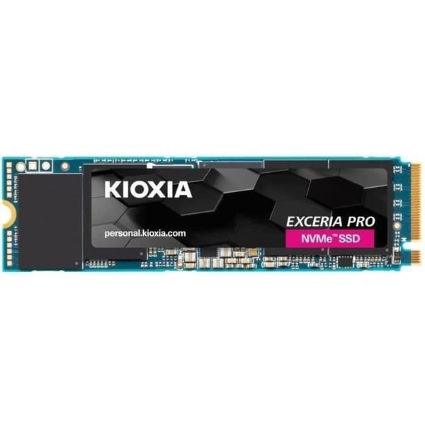 SSD - KIOXIA - EXCERIA PRO - 1 To, M.2, 7300 Mo/s läsning, 6400 Mo/s skrivning, för bärbar dator