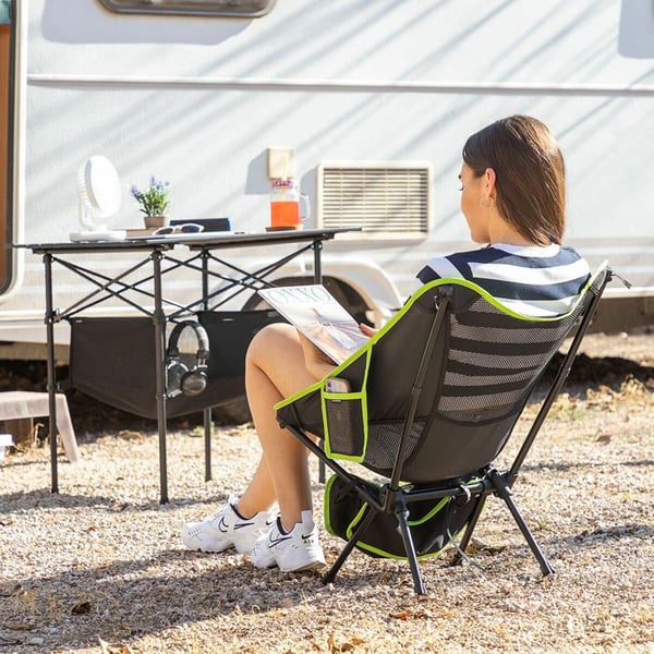 Fällbar campingstol - Folstul - InnovaGoods - Ergonomisk - Transportväska - Hållbar