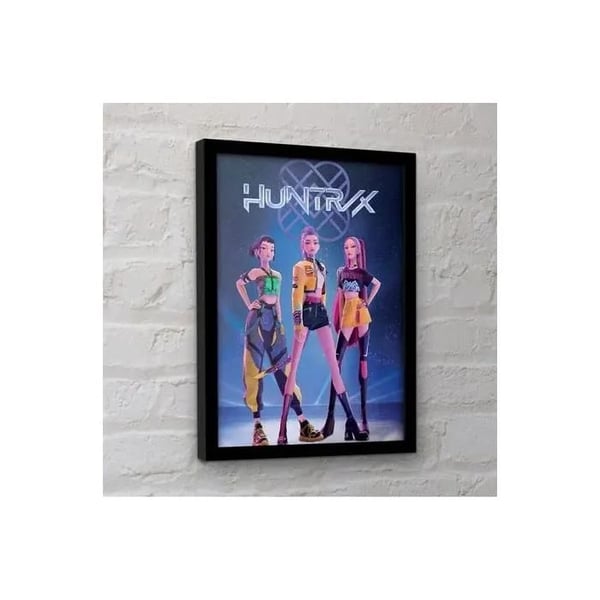 Kpop Demon Hunter – Maxi Poster inramad 30x40 cm – Huntrix