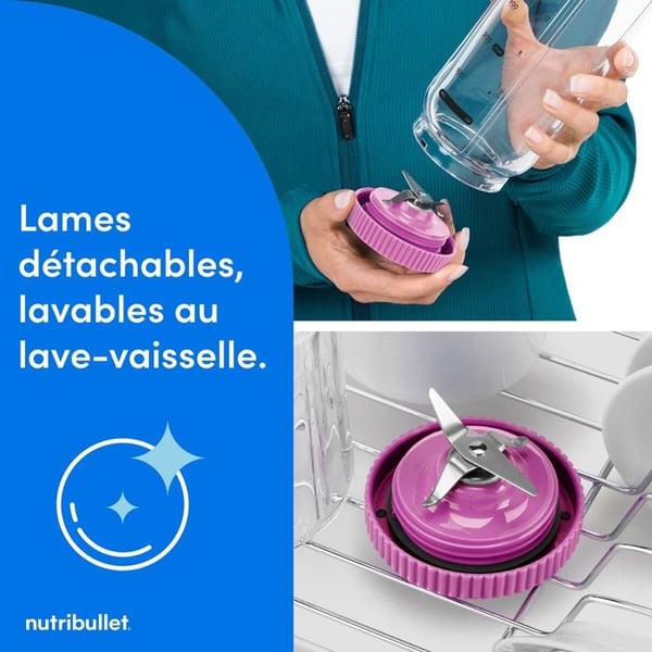Blender Nutribullet FLEX kannettava - Violetti NBP013VT