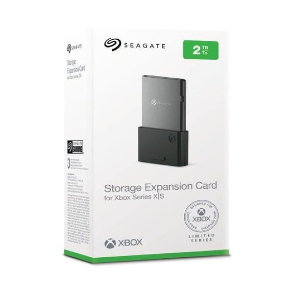Laajennustallennuskortti - SEAGATE - STJR2000400 - 2 To - Microsoft, Xbox Series X, Xbox Series S - Musta