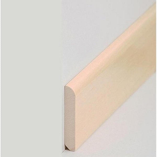 PROVISTON Sockel nr 415 i massivt trä 10 x 58 x 2400 mm Abachi att limma, skruva & spika 60 meter | 25 stycken
