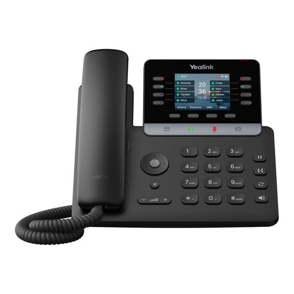 Yealink IP Telefon SIP T73U Wi-Fi PoE Svart