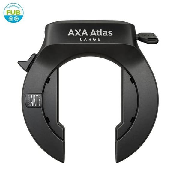 Cykellås (U-lås) - AXA - Atlas Large - Öppning 72,5 mm - Svart - Ökad säkerhet
