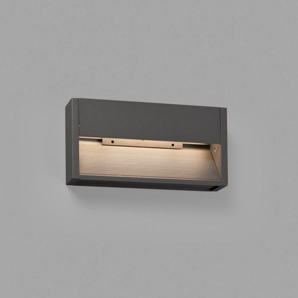 LED vägglampa - Faro Barcellona - GRADA-2 - Mörkgrå - 6W - Utomhus