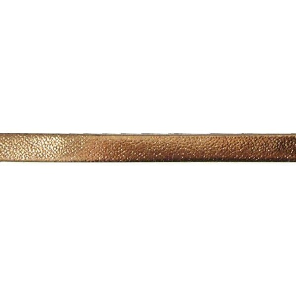 MégaCréa - Armband 6 mm Metalliserad Brun