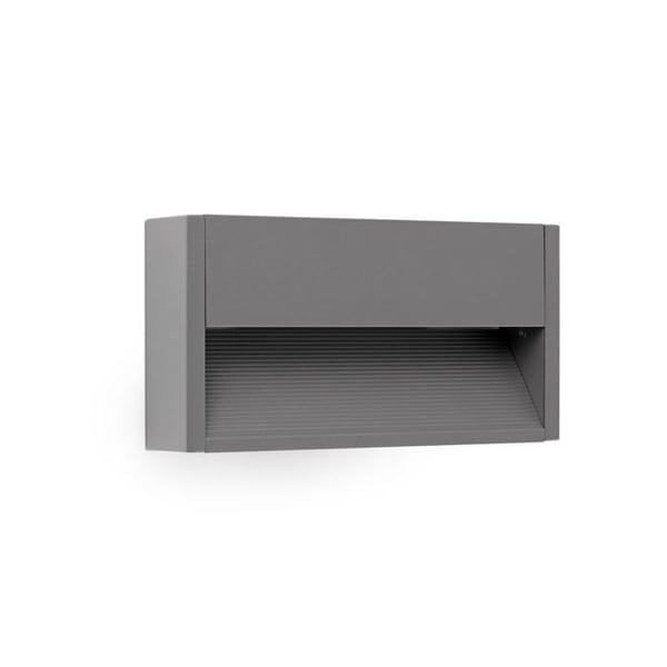 LED vägglampa - Faro Barcellona - GRADA-2 - Mörkgrå - 6W - Utomhus