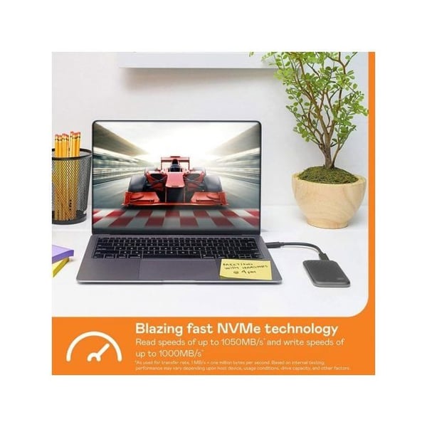 WD - Extern SSD - My Passport™ - 2To - USB-C - Grå