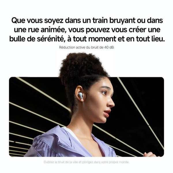 Xiaomi Redmi Buds 6 Lite trådlösa hörlurar Bluetooth med aktiv ljudreducering Vit