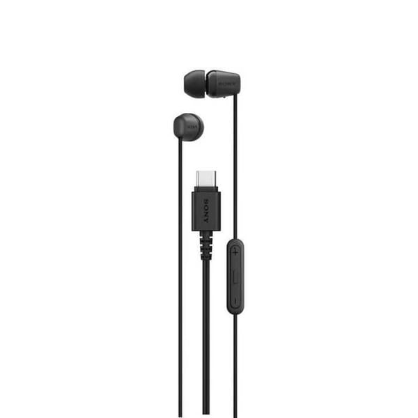 In-ear hörlurar - SONY - IER-EX15C - USB-C - Svart - Inbyggd mikrofon
