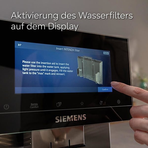 Vattenfilter - Siemens - TZ70063A - Paket med 6 - Minskar hårdheten - Justerar kranvattnet