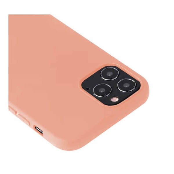 Silikonfodral - Apple - iPhone 14 Plus - Matt blekrosa - Stötsäker - Halvstyv
