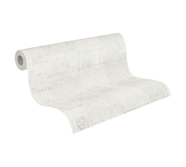 A.S. Creation Maison Charme 390662 Non-woven tapet blommor 10.05 x 0.53 m Grå